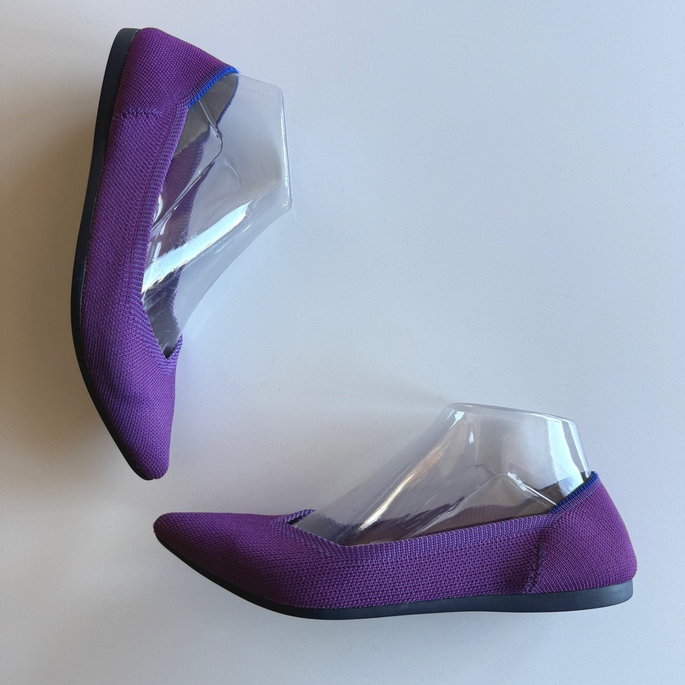 Rothy's Purple Pointed Toe Flats